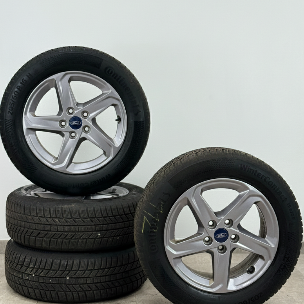 Original Ford Focus | Kompletträder 16 Zoll mit neuwertige Winterreifen | Teilenummer: JX7J-G1A