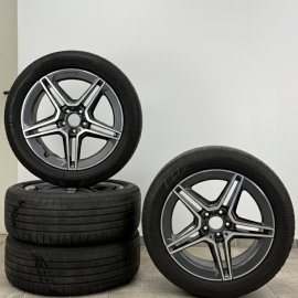 Original GLA/GLB Kompletträder (anthrazit) 19 Zoll mit gute Sommerreifen MO-Kennung | Teilenummer: 2474011500