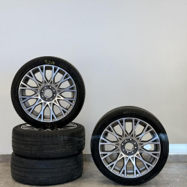 Original Fiat 500 complete wheels 16 inches with summer tires | Part number: 51902574